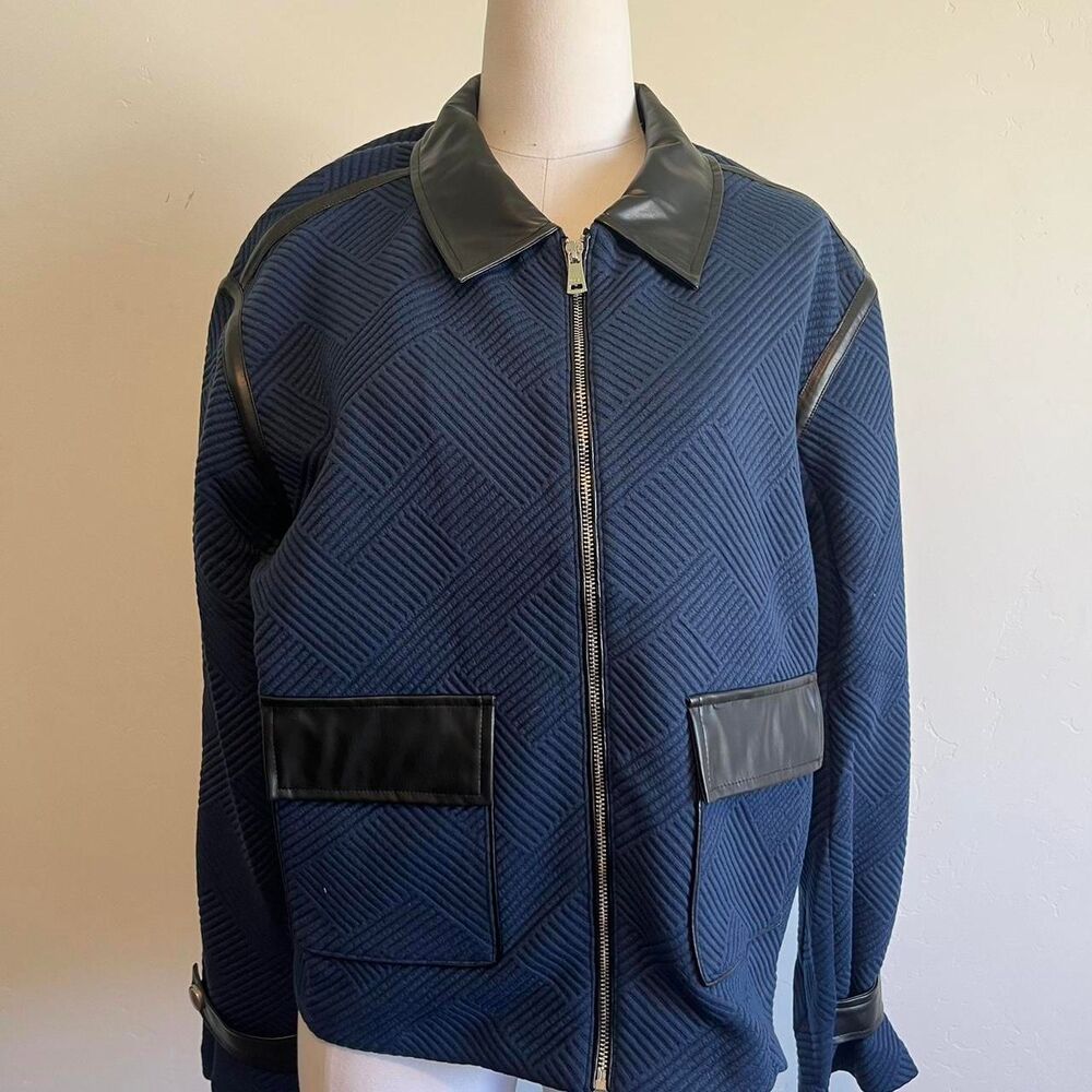 Brand new Kate and Mallory Women's Navy and Blue Jacket